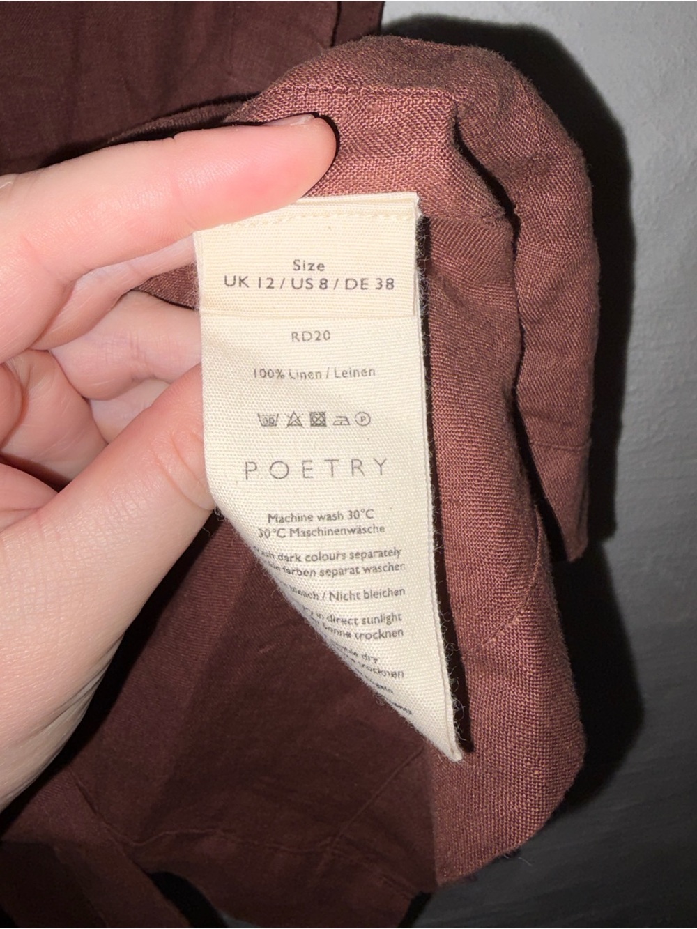 🌱Poetry Linen Button Back Tank - Picture 7 of 7